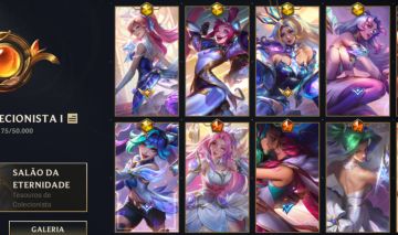 Conta no Wild Rift com 230 skins