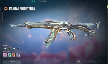 CONTA VALORANT GOLD COM SKINS - VANDAL, PHANTOM, CLASSIC, PERFEITA PARA SMURF