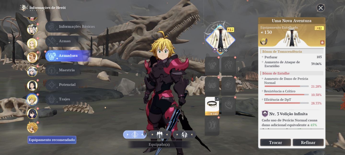 Pra sair ! 7DS Origin Late game - Meliodas P8, Ban P7, Merlin P7