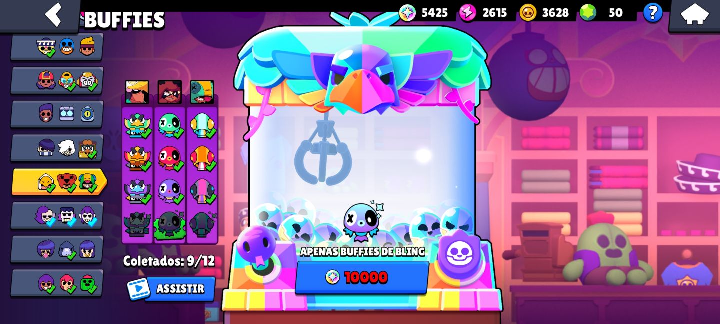 Conta Brawl Stars com 64k de troféus + todos os brawlers e MUITAS skins