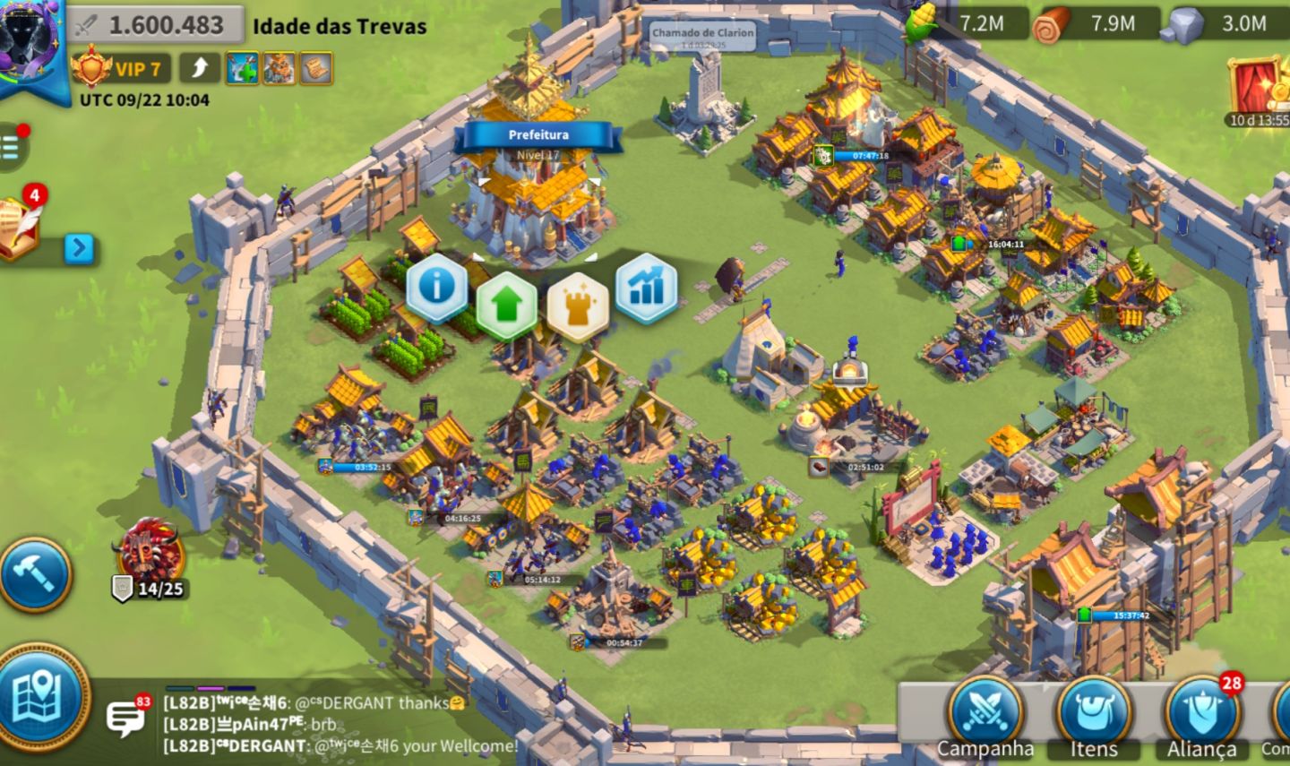 CONTA NOVA TOP - 1.6M PODER - REINO 4182 - VIP 7 - SKIN LÓTUS - GEMAS DIÁRIAS!