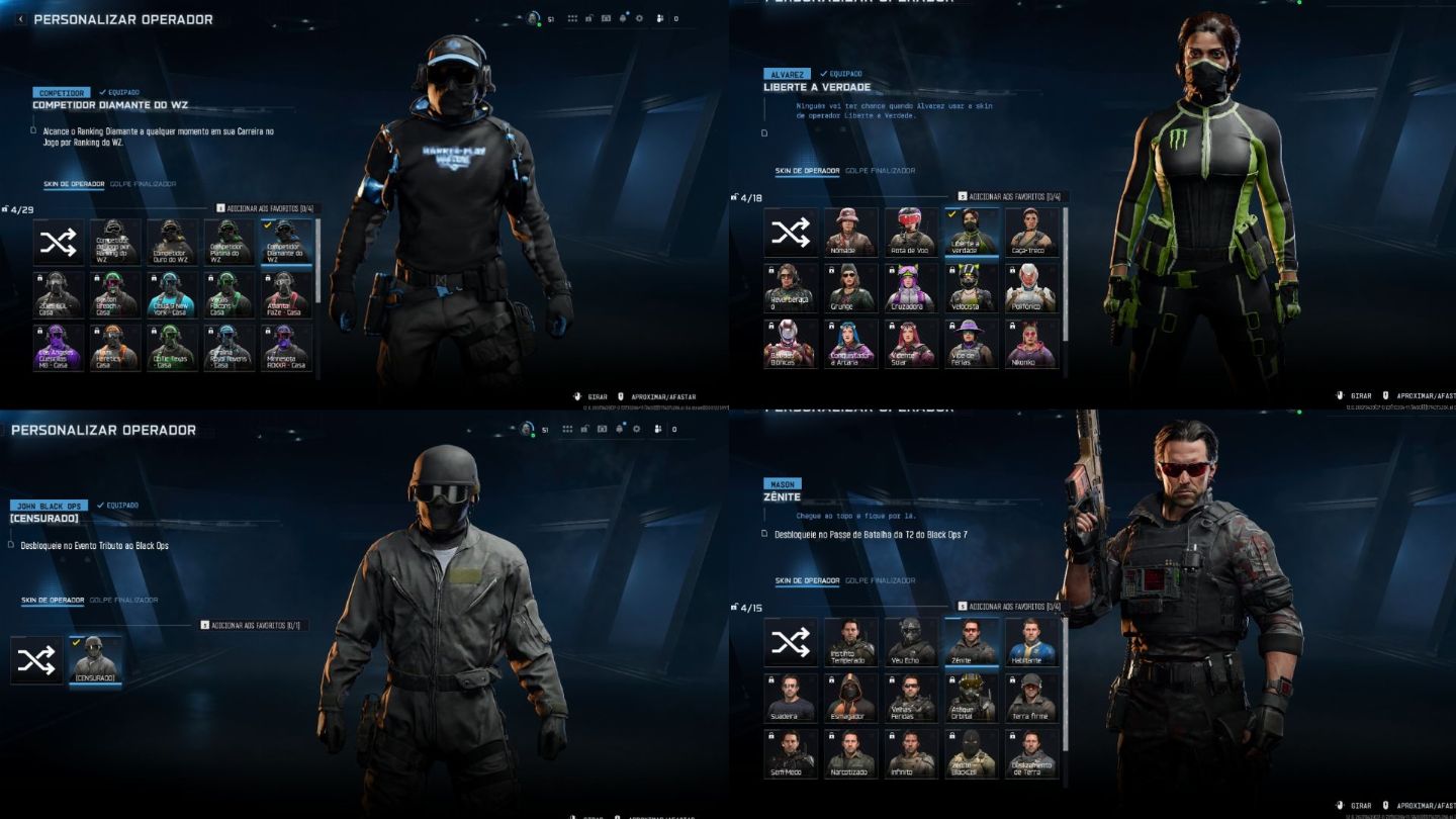 T800/ BAILARINA/ ART TERRIFIER/ CORVO/ MICHAEL MYERS/ CONTA TRYHARD E RARA