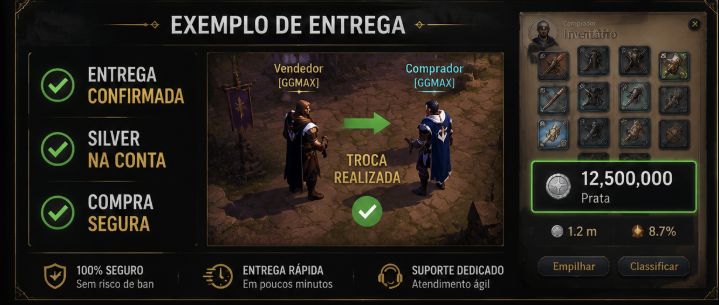Prata Albion Online | Entrega Rápida e Segura | Prata Barata