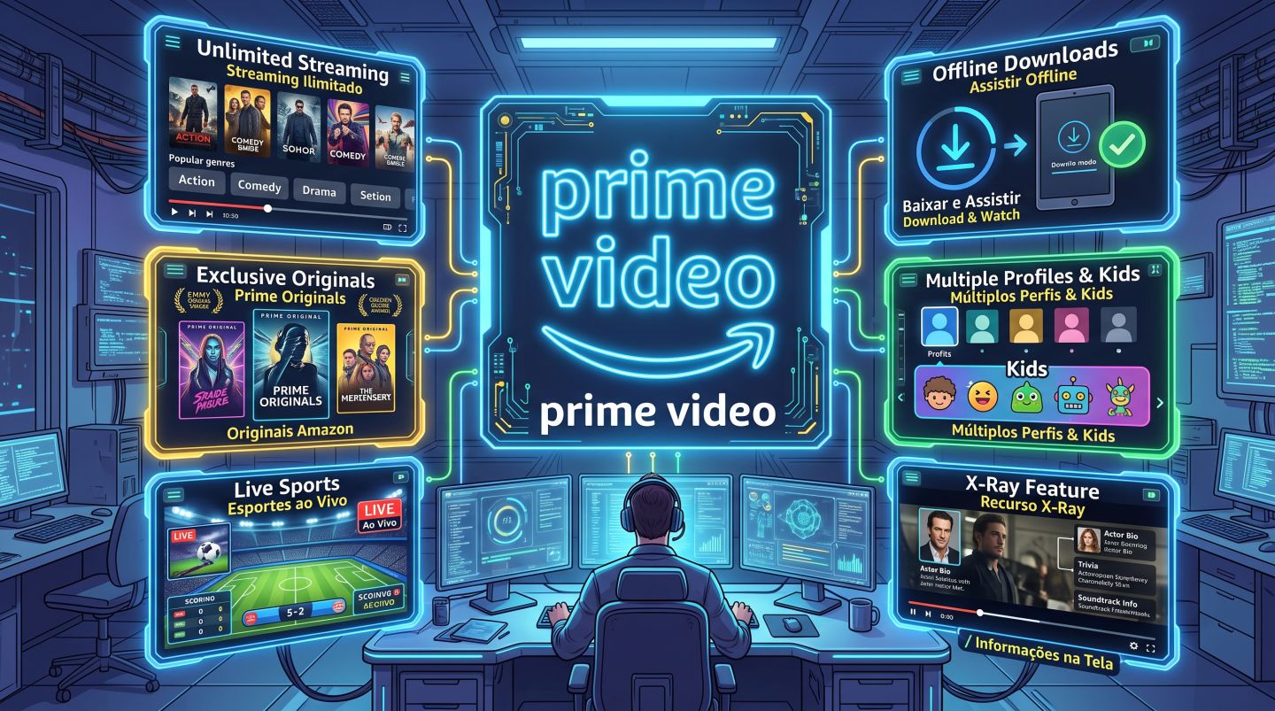 Amazon Prime Video 30 Dias + Brinde