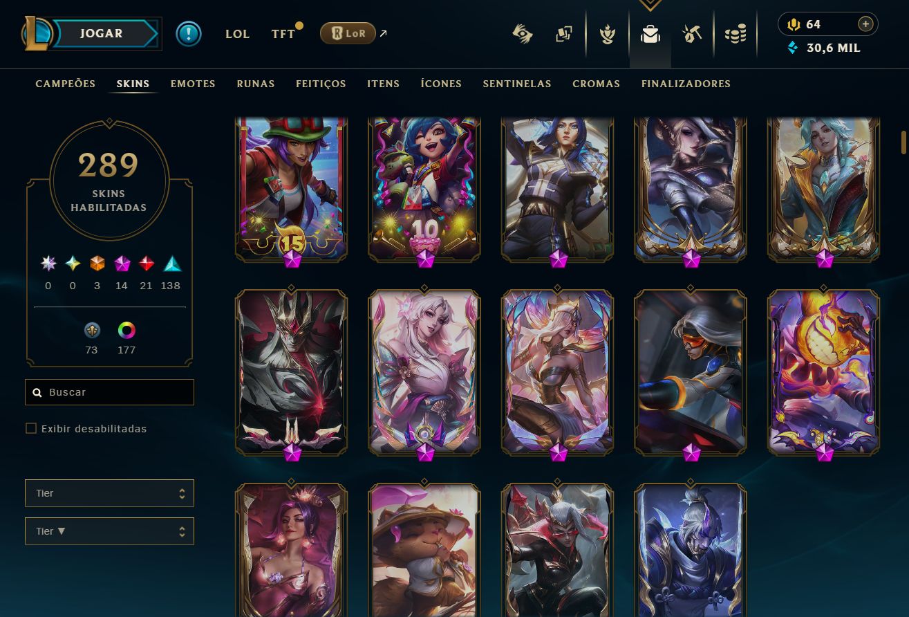 Conta League Of Legends Diamond 3 + Pax Sivir + Full Acesso + Recuperação