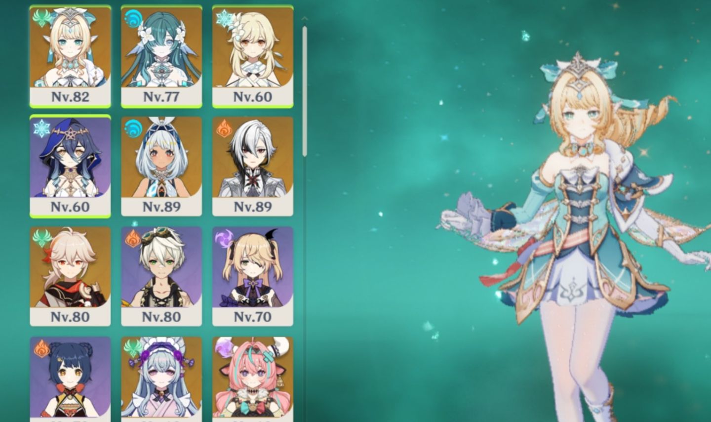 CONTA AR54 COM VESNA+VODYANITSA+MUALLANI+KAHUZA+BISS/R0 ARLECCHINO+MIZUKI