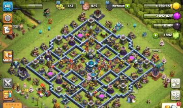 Contas Clash Of Clans Cv 13 Quase FULL| Full Acesso