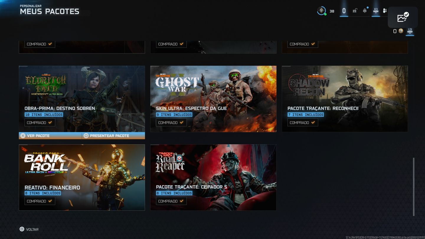 |CONTA COD | WARZONE | BO7 | BO6 | MW3 | COLD WAR|