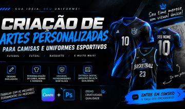 ARTES DE CAMISAS ESPORTIVAS | FUTEBOL E BASQUETE | DESIGNS EXCLUSIVOS