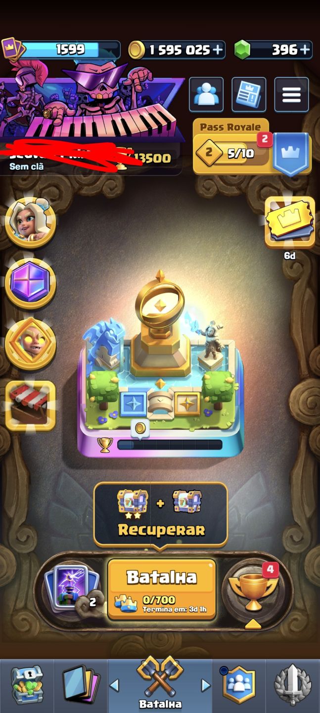 CONTA DE CLASH ROYALE COM CARTAS MAX E VÁRIAS EVOLUÇÃO