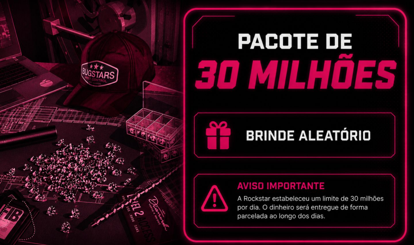 Pacote 30 Milhões | GTA Online
