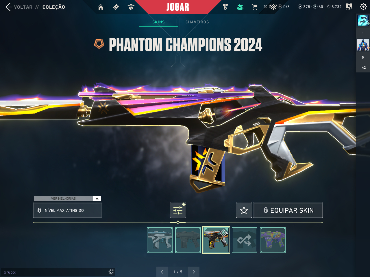 Conta Dima 1 com varias skins