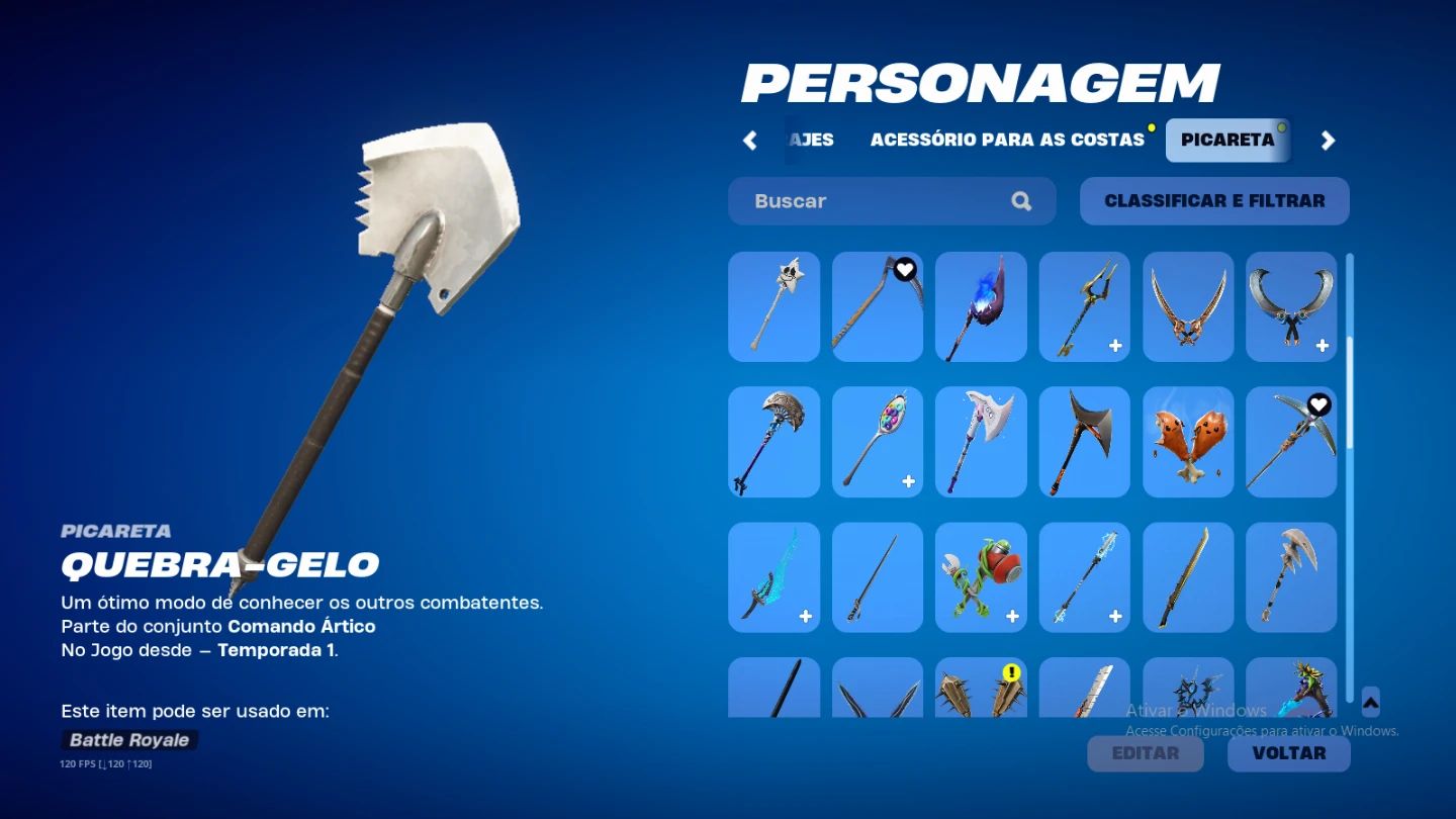 Ótima Conta de Fortnite, com Passes Desde a Temporada 6 do Cap2 Skins Tryhard.