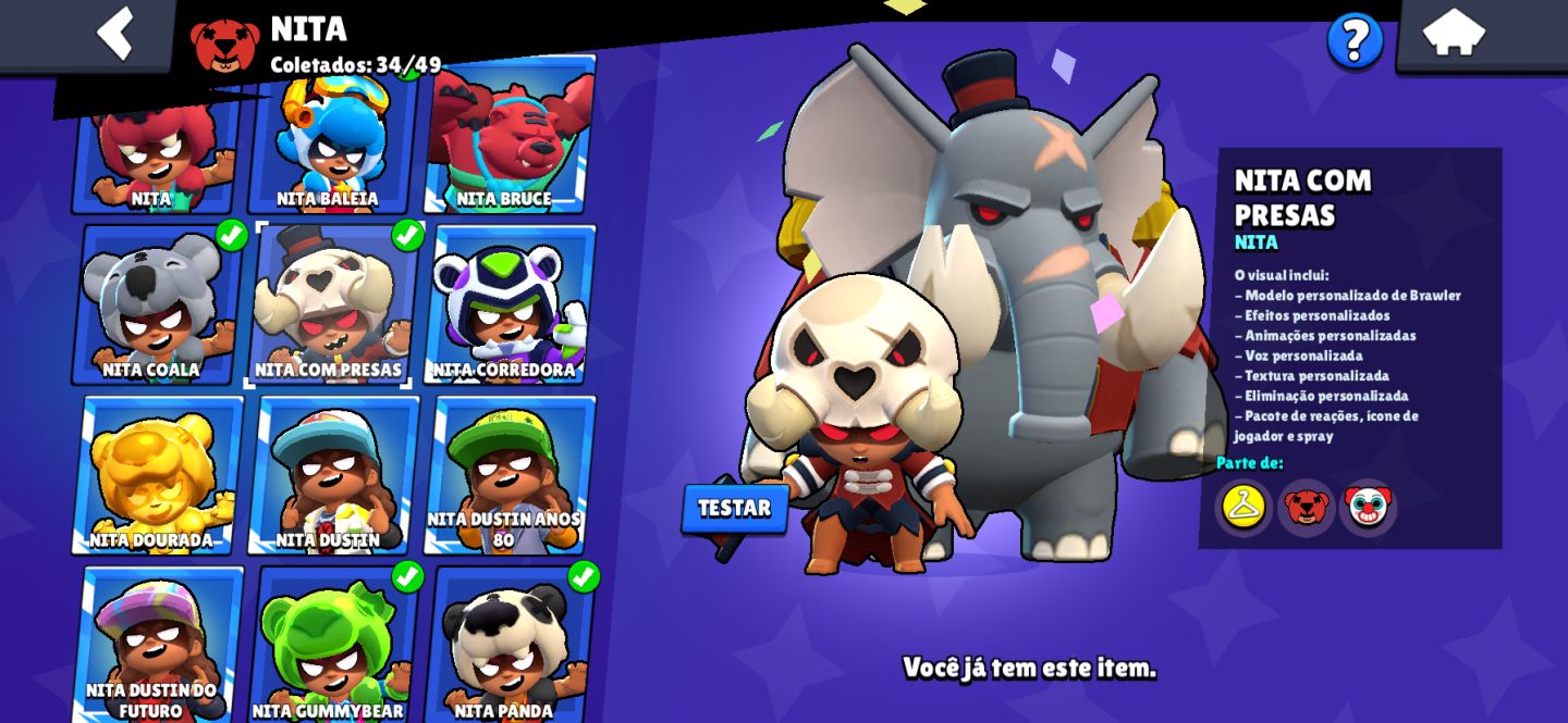 Conta de Brawl Stars