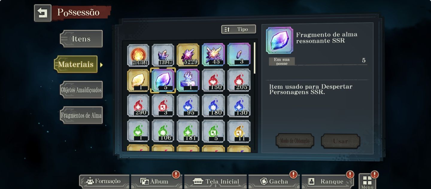 Conta JJK PAREDE 10 LIMITADO 50K DE CUBOS 5 DUPES 620 Tickets E MUITOS METAS