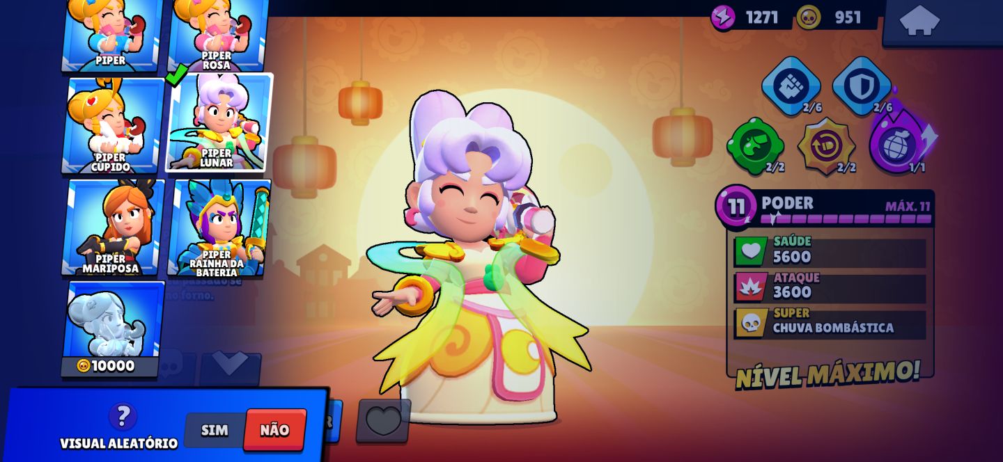 Conta de braw stars conta com varias skins miticas e epicas conta de 2023