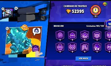 Conta de brawl de 2023 52k troféu