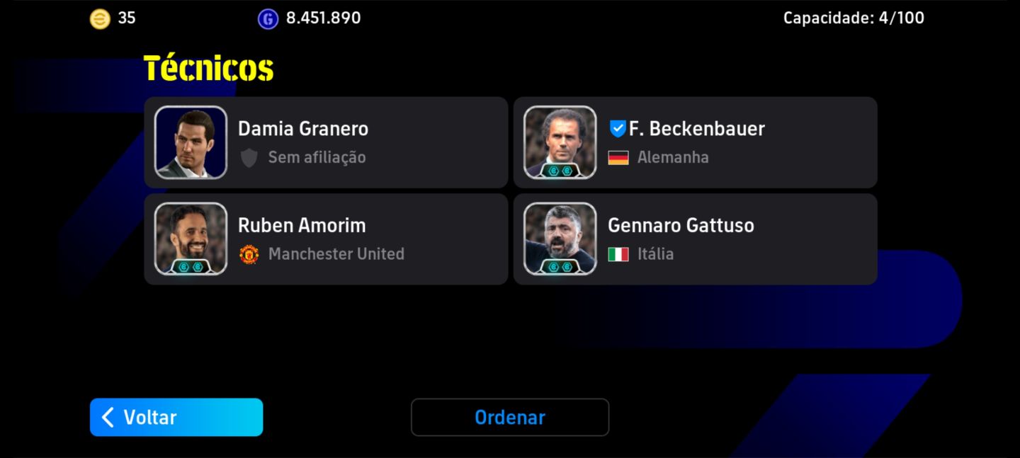 Conta Efootball com 3200 de Força - Ronaldinho Gaúcho| Snijder blitz curle |