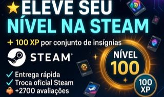 LEVEL UP STEAM (MELHOR PREÇO)