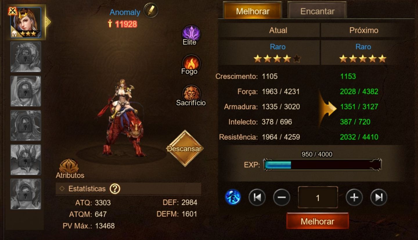 Conta WARTUNE ULTRA (Legend Online)