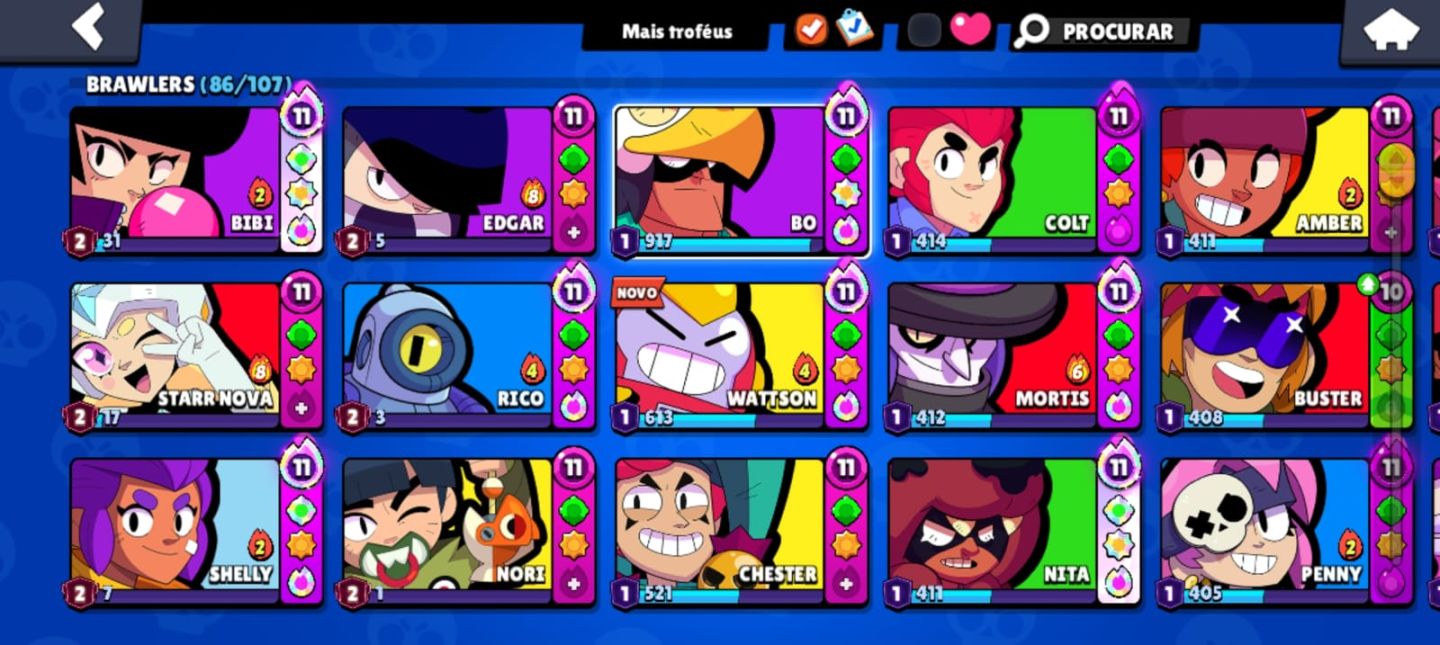 CONTA BRAWL DE 60K+ COM SKINS HYPER, LENDÁRIAS E MITICAS ! (PASS PLUS ATIVO)