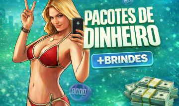 Pacote de Dinheiro GTA V para PC (200 milhões + Brindes)
