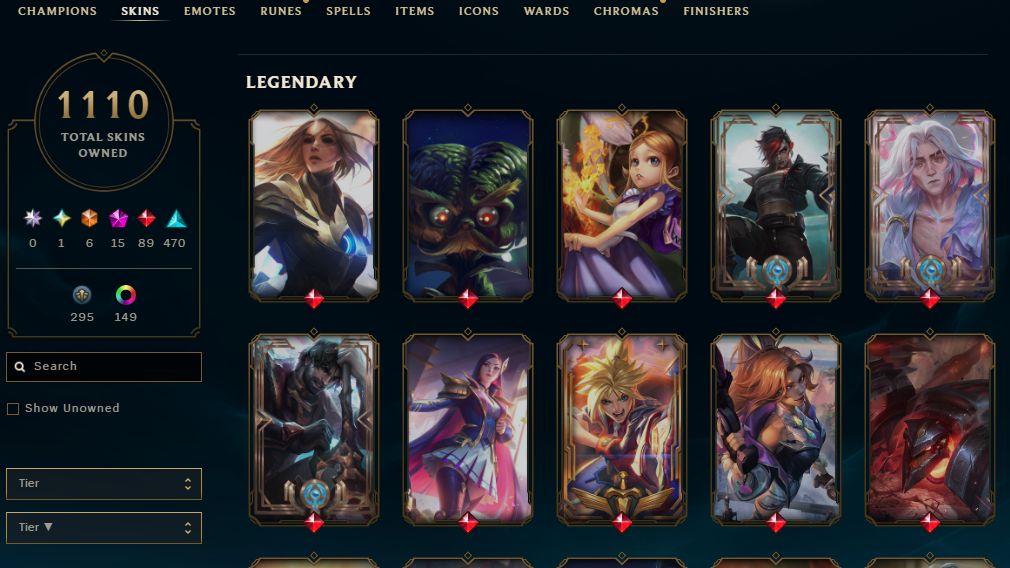 ARCANE FRACTURED JINX, 1110 SKINS, 149 CHROMAS - CONTA DE LEAGUE OF LEGENDS