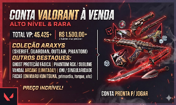 Conta Valorant 45k VP Gastos