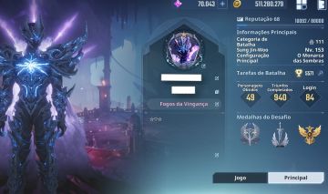 Conta solo leveling arise top para a oficina