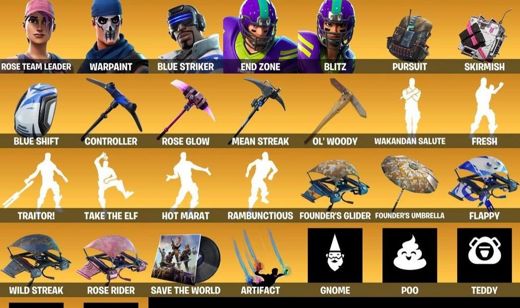 STW OG Versão Ultimate. (Plano nocturne) 69 Skins +Fresh!
