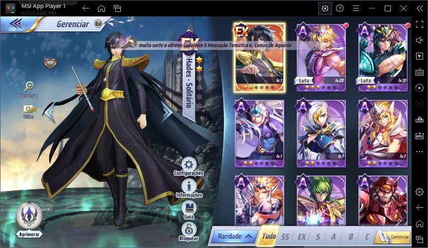Contas Reroll! Servidor novo ( A150) Saint Seiya Awakening