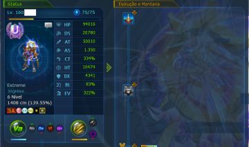 Conta LADMO Susano rank U Servidor Omegamon