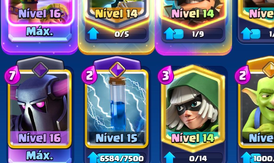 Clash Royale Conta +11k Trofeus bridge spam Deck