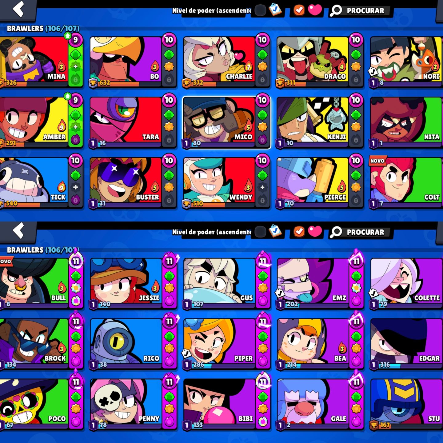 Contra Brawl stars Rara