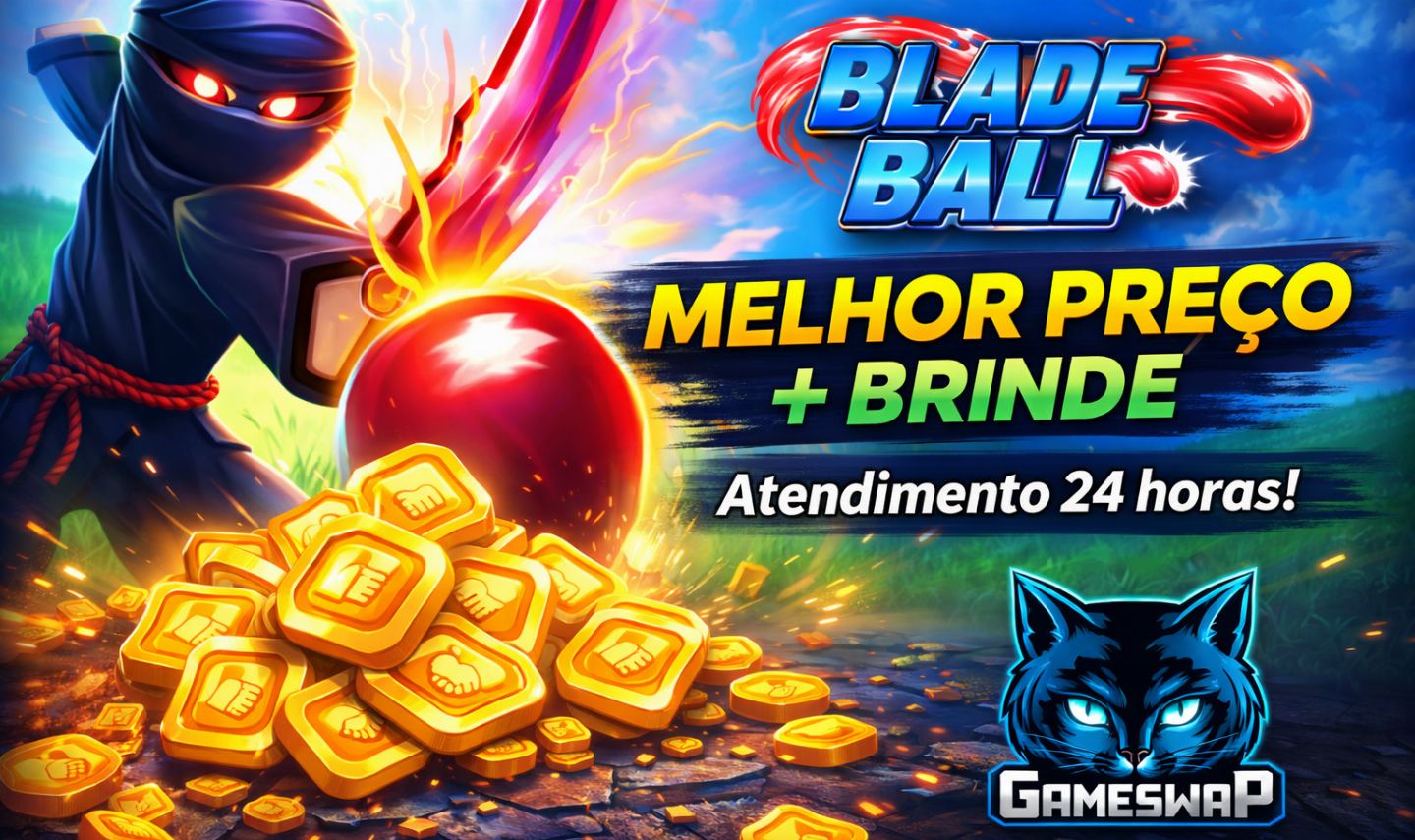 [MELHOR PREÇO] TOKENS + BRINDE | BLADE BALL | COBRIMOS QUALQUER OFERTA!!
