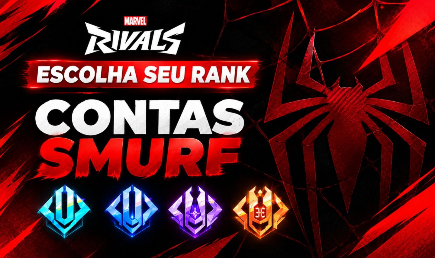 Contas smurfs Marvel Rivals - Envio automático! - Full acesso!