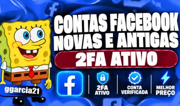 [Melhor Preco] Contas Facebook Novas e Antigas