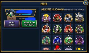 CONTA DE SKULLGIRLS À VENDA!