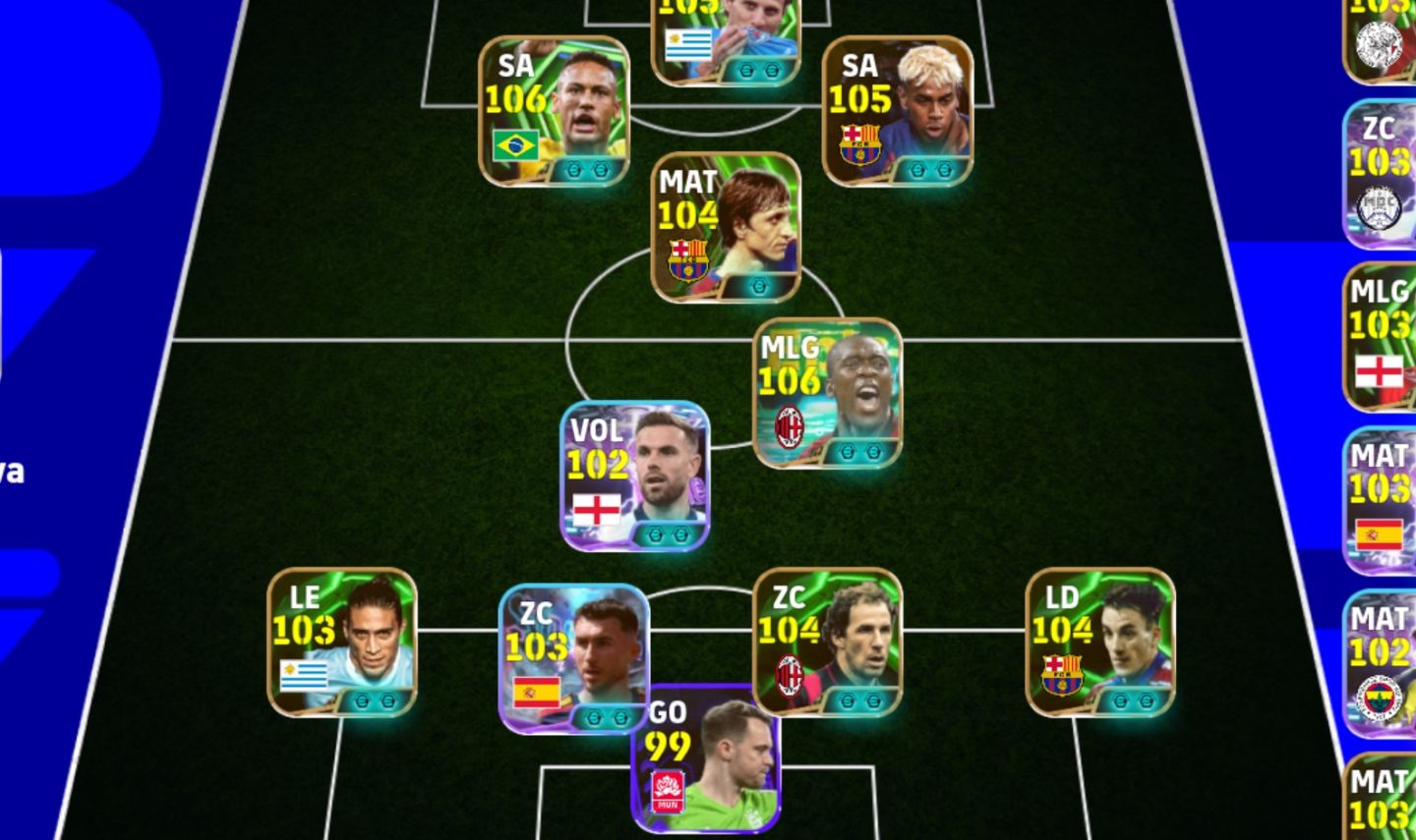 Conta com Neymar, Yamal, Forlan, Cruyff, Seedorf e full brasileirão