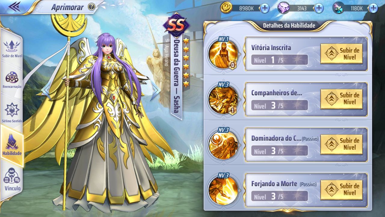 A150 - Conta boa pra pvp e para pve, varios personagens incluindo yohma