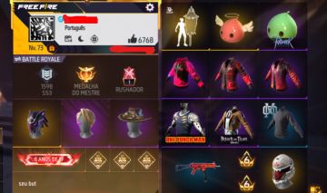 Conta free fire rara