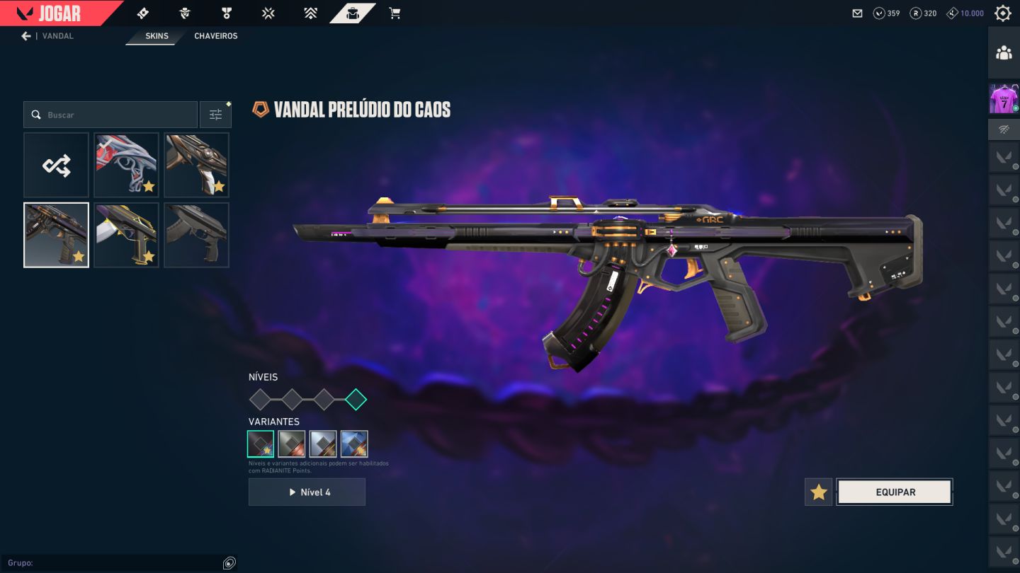 CONTA VALORANT, SKIN DE PHANTOM CHAMPIONS RARA 2022 E SKINS DE VANDAL/FACA