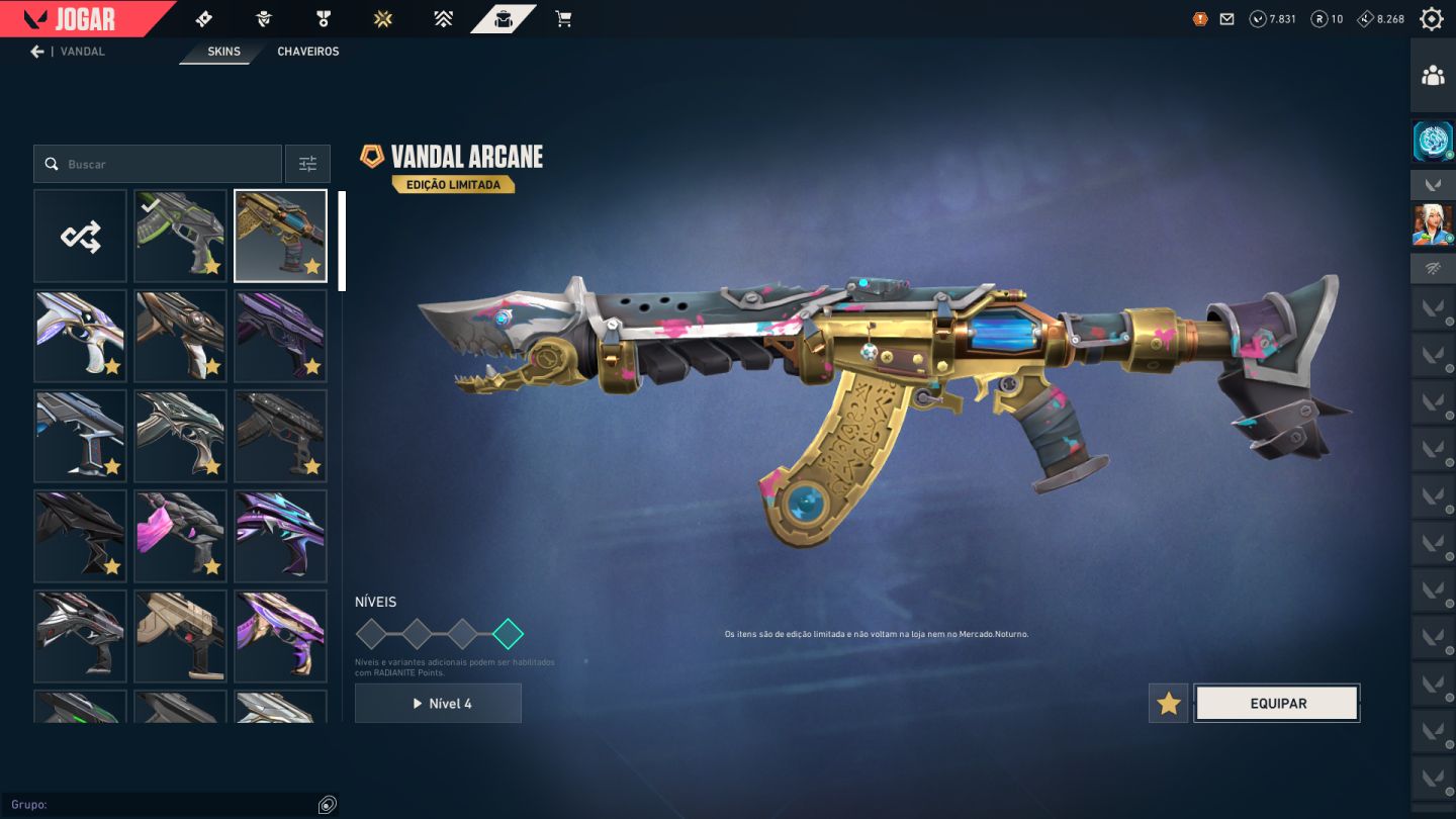 CONTA COM MUITAS SKINS INCLUINDO CHAMPIONS 26