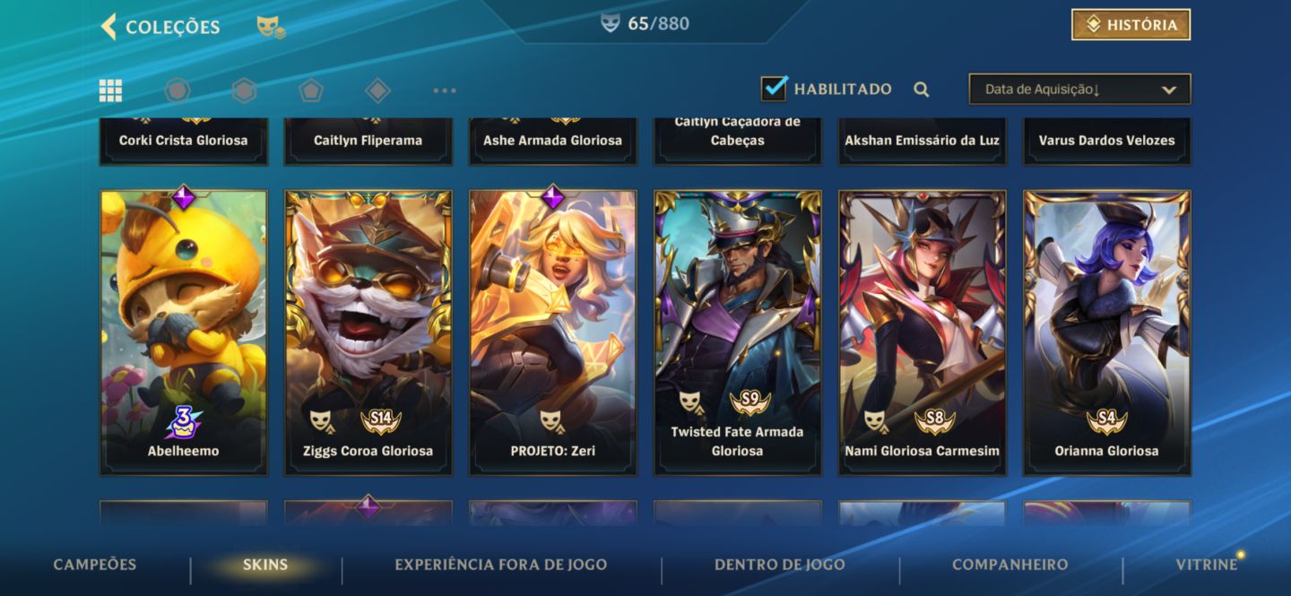 Conta Wild Rift Mestre 3