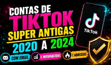 Contas de TIKTOK ANTIGAS[ 2020 a 2024] + seguidores BRASILEIROS PREMIUM