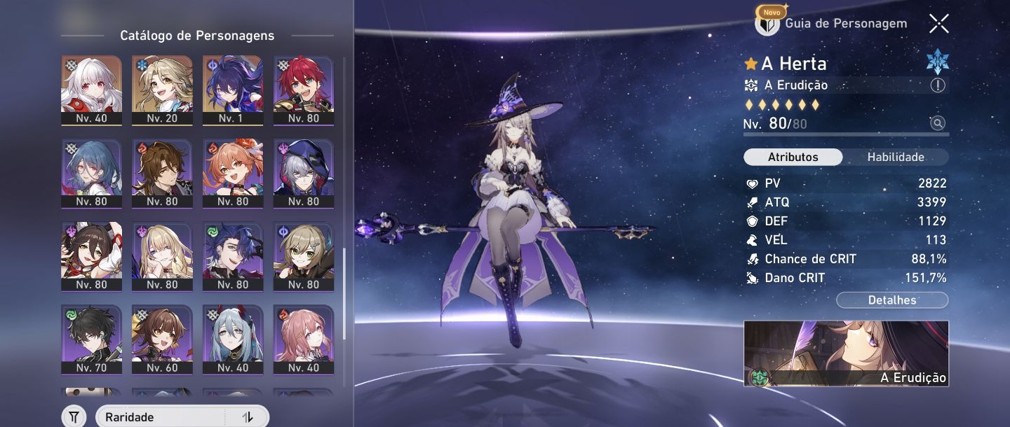 Conta hsr end game castorice e1+