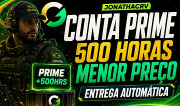 CS2 CONTA PRIME | +1000 HORAS | + EMAIL DE CRIAÇÃO INCLUSO