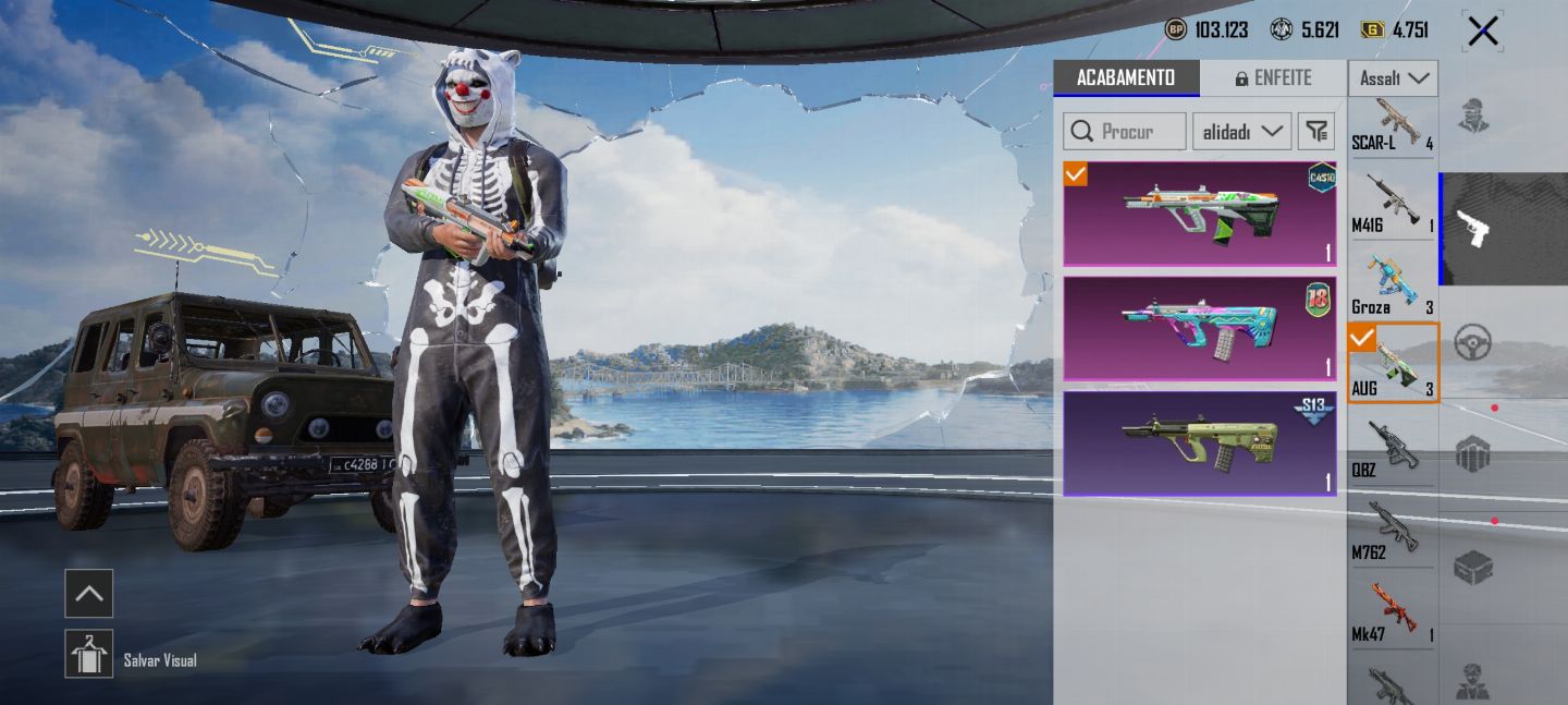 Conta pubg mobile com skin raras