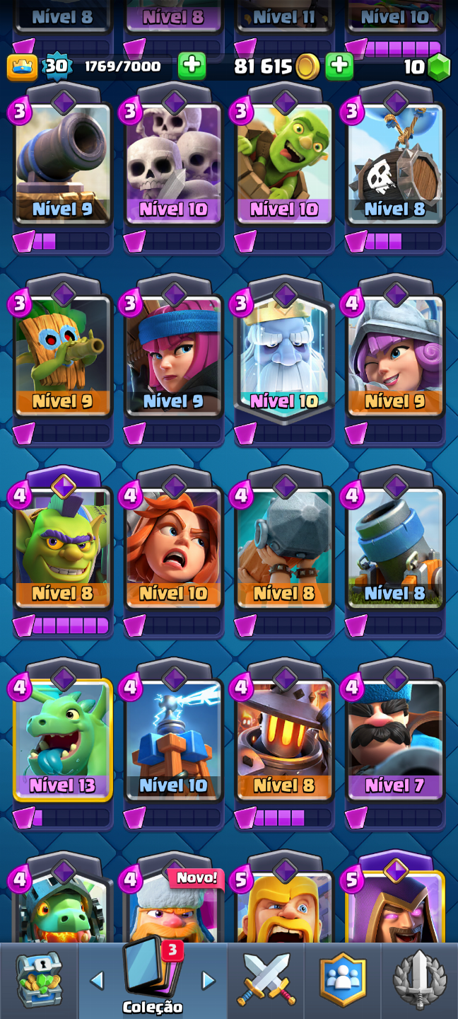 Conta de Clash Royale + EVOS