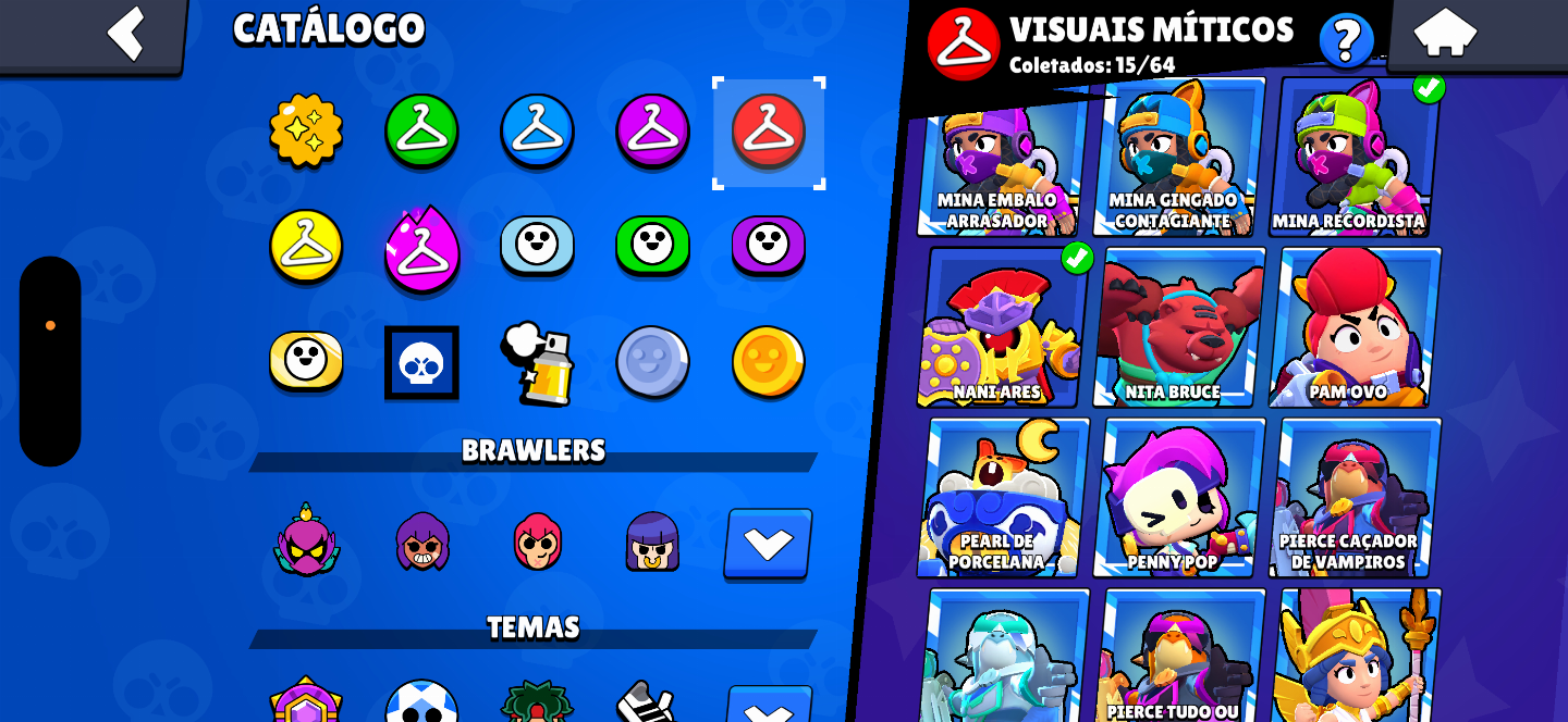 Conta de Brawl stars com 55k de troféus